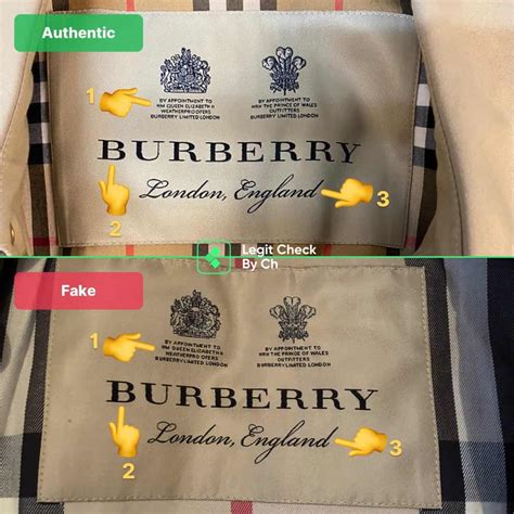 burberry coat fake or real|how to authenticate burberry.